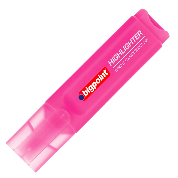 Bigpoint Fosforlu Kalem Pembe x 12 Adet ürün görseli 1
