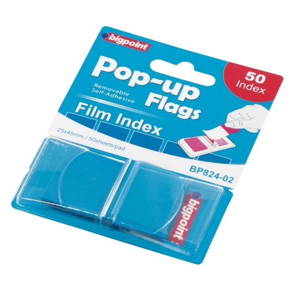 Bigpoint Pop-up Film Index Tekli Mavi x 24 Adet ürün görseli 1