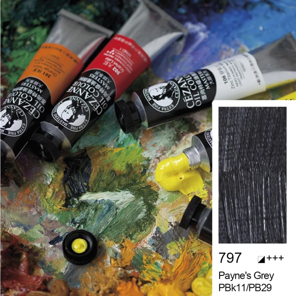 Bigpoint Cezanne Extra Fine Yağlı Boya 45 ml Payne's Grey 797 x 6 Adet ürün görseli 1