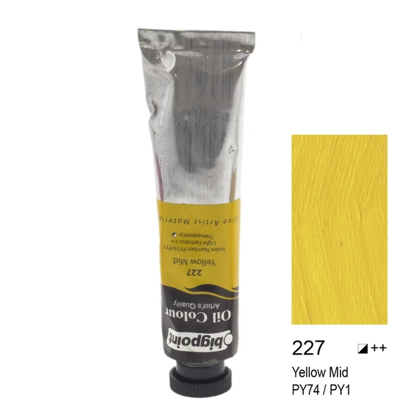 Bigpoint Yağlı Boya 45 ml Yellow Middle 227 x 6 Adet ürün görseli 1