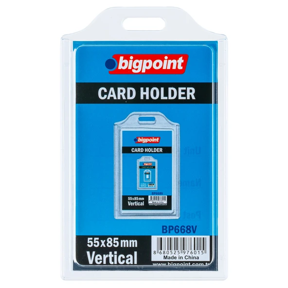 Bigpoint Kart Poşeti Dikey 55x85mm x 10 Adet ürün görseli 1