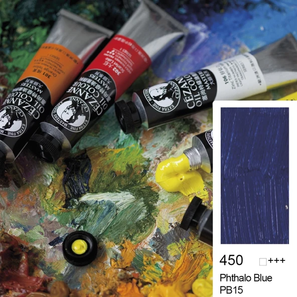 Bigpoint Cezanne Extra Fine Yağlı Boya 45 ml Phthalo Blue 450 x 6 Adet ürün görseli 1