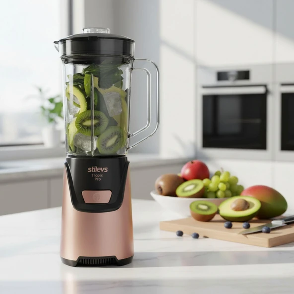 STILEVS TROPIX PRO KISISEL BLENDER ROSE - Resim 4
