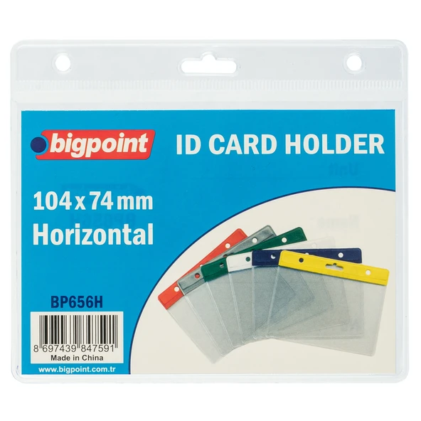 Bigpoint Kart Poşeti Yatay Şeffaf 105x74mm x 10 Adet ürün görseli 1
