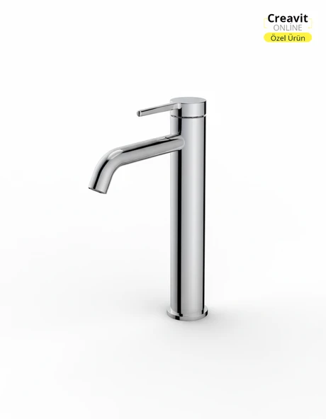Creavit Vasa BT.VS6500 Uzun Lavabo Armatürü Krom ürün görseli 1