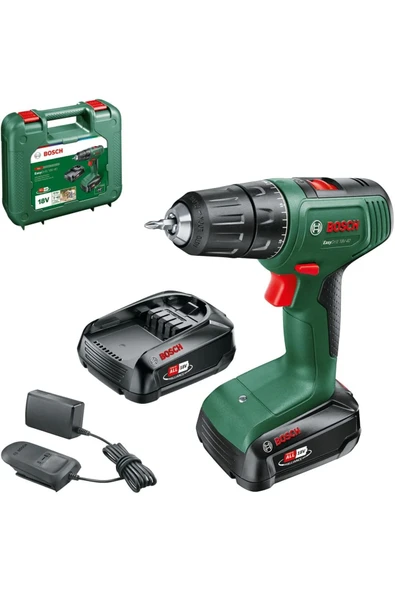 Bosch Easydrill 18v-40 2.0ah Çift Akülü Matkap - 06039d8005 ürün görseli 1