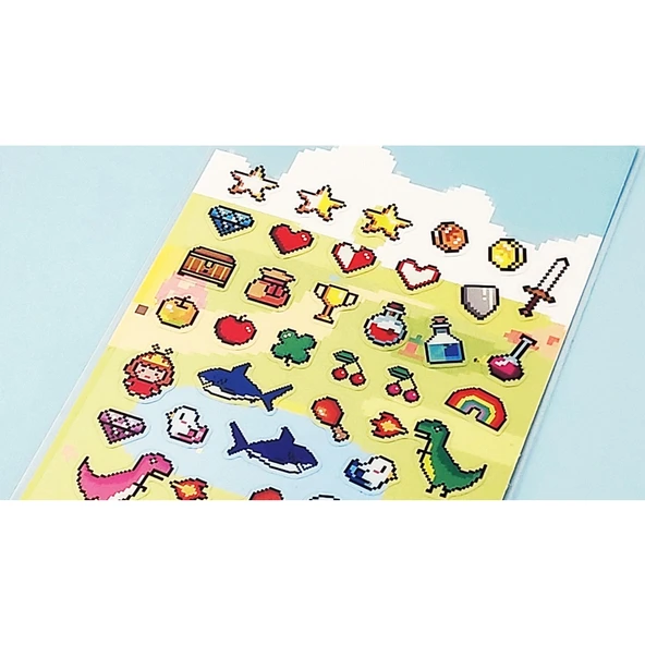 Bigpoint Sticker Piksel Macera x 15 Adet - Resim 2