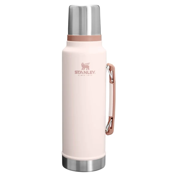 Stanley Klasik Vakumlu Paslanmaz Çelik Termos 1.4 Lt (1.5 QT) - Rose Quartz ürün görseli 1