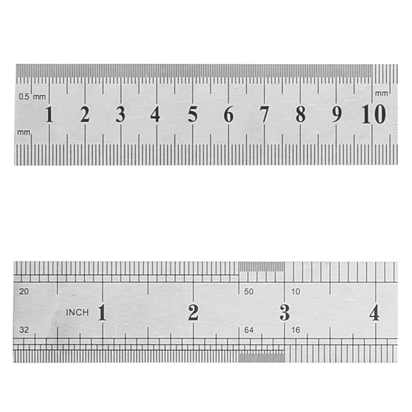 Bigpoint Çelik Cetvel 50 cm x 12 Adet - Resim 2