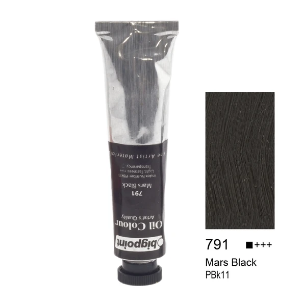Bigpoint Yağlı Boya 45 ml Mars Black 791 x 6 Adet ürün görseli 1