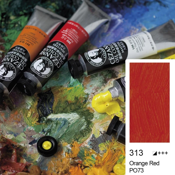 Bigpoint Cezanne Extra Fine Yağlı Boya 45 ml Orange Red 313 x 6 Adet ürün görseli 1