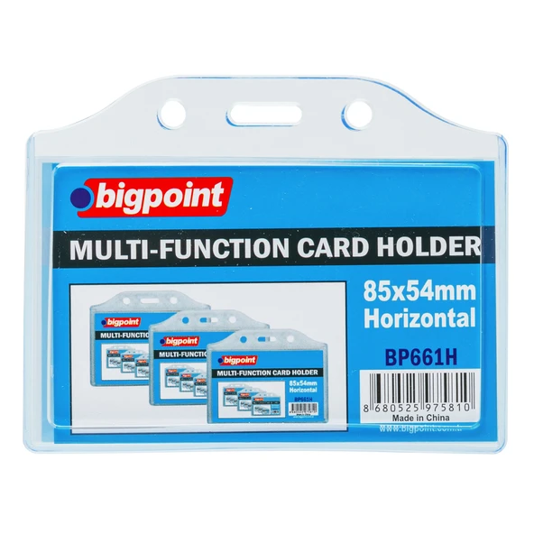 Bigpoint Çok Amaçlı Kart Kabı Yatay 85x54mm x 10 Adet ürün görseli 1