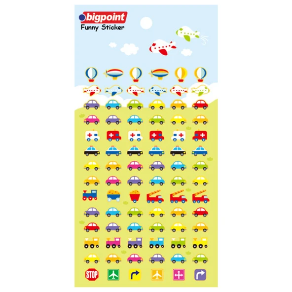 Bigpoint Sticker Araçlar x 15 Adet ürün görseli 1