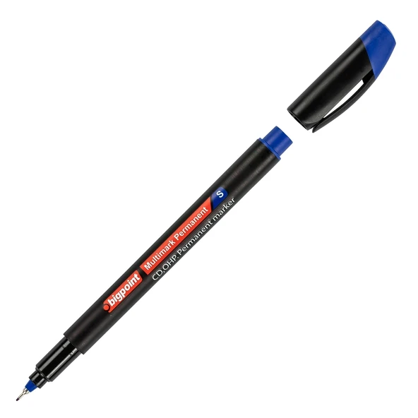 Bigpoint OHP Permanent (Asetat) Kalem S Mavi x 12 Adet ürün görseli 1