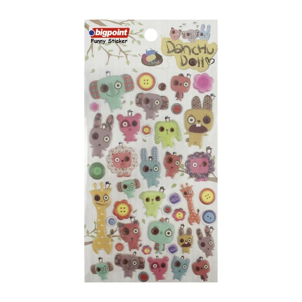 Bigpoint Sticker Bebek Yaratıklar x 15 Adet ürün görseli 1