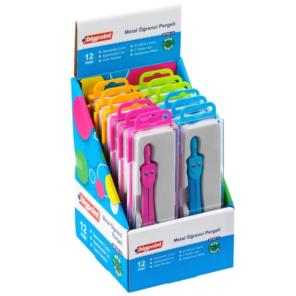 Bigpoint Metal Öğrenci Pergeli (Standlı) x 12 Set ürün görseli 1