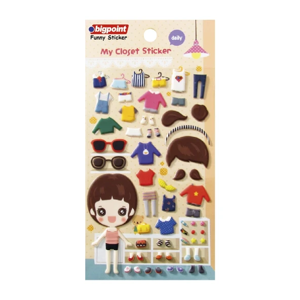 Bigpoint Sticker Kıyafet Giydir Daily x 15 Adet ürün görseli 1
