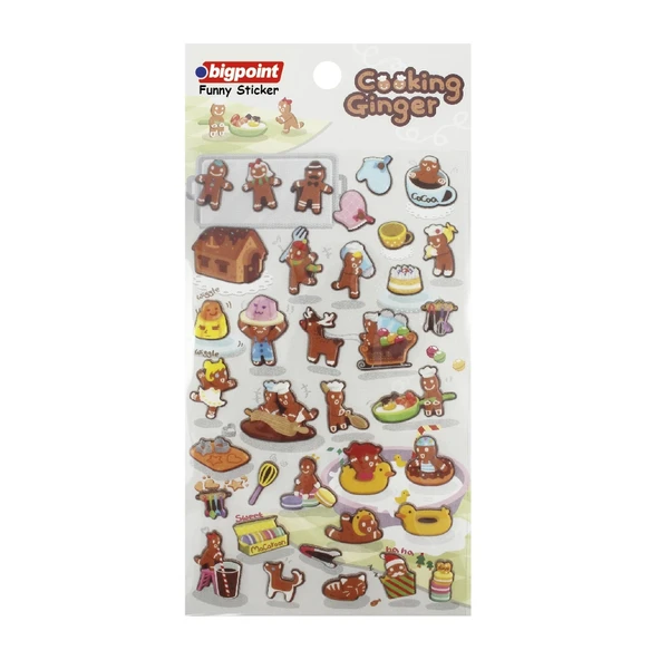 Bigpoint Sticker Zencefilli Kurabiye x 15 Adet ürün görseli 1