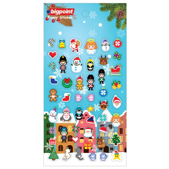 Bigpoint Sticker Piksel X-MAS x 15 Adet ürün görseli 1
