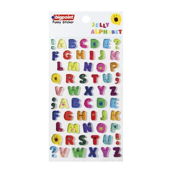 Bigpoint Sticker Harfler x 15 Adet ürün görseli 1