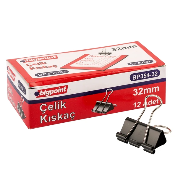 Bigpoint Çelik Kıskaç 32 mm x 12 Düzine ürün görseli 1