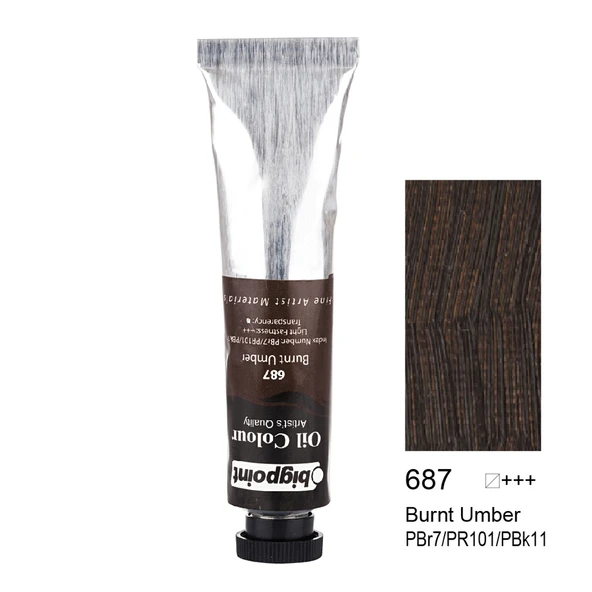 Bigpoint Yağlı Boya 45 ml Burnt Umber 687 x 6 Adet ürün görseli 1