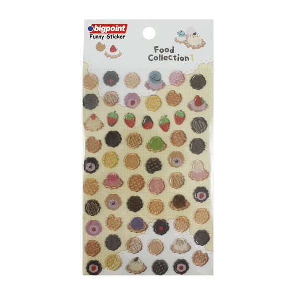 Bigpoint Sticker Yiyecekler 1 x 15 Adet ürün görseli 1