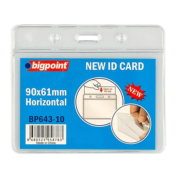 Bigpoint Kart Poşeti Yatay 90x61mm x 10 Adet ürün görseli 1