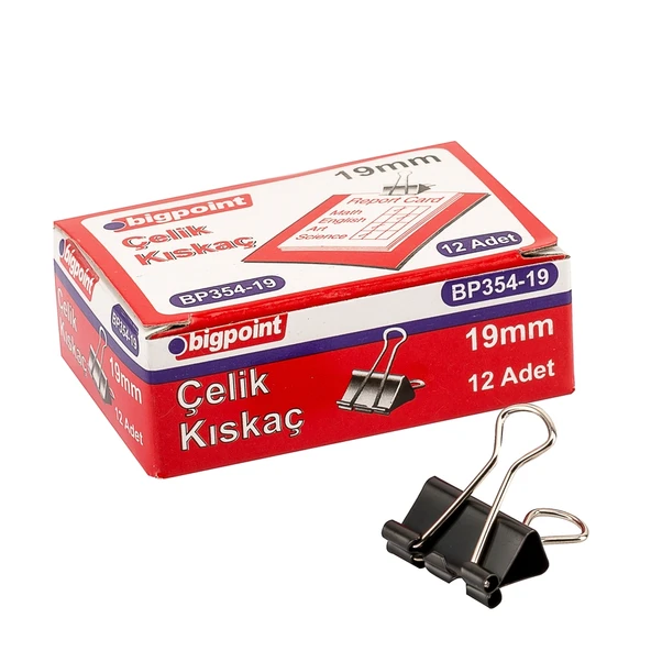 Bigpoint Çelik Kıskaç 19 mm x 12 Düzine ürün görseli 1