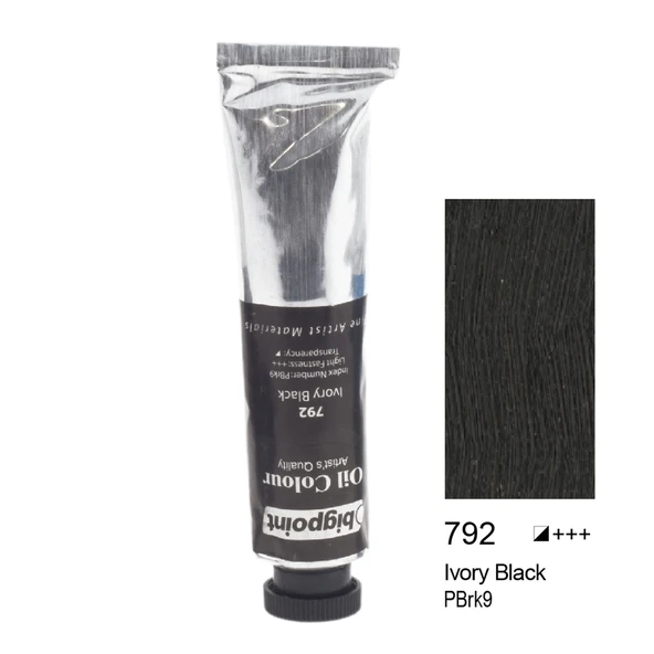 Bigpoint Yağlı Boya 45 ml Ivory Black 792 x 6 Adet ürün görseli 1