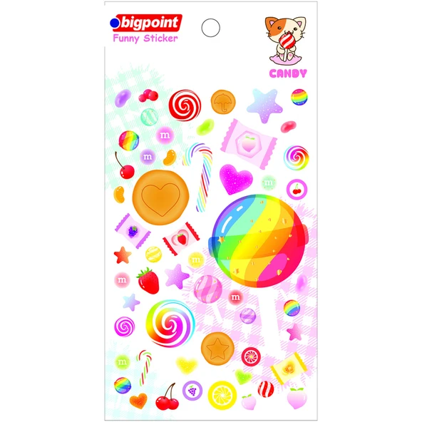 Bigpoint Sticker Şekerler x 15 Adet ürün görseli 1