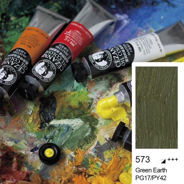 Bigpoint Cezanne Extra Fine Yağlı Boya 45 ml Green Earth 573 x 6 Adet ürün görseli 1
