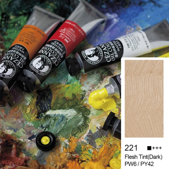 Bigpoint Cezanne Extra Fine Yağlı Boya 45 ml Flesh Tint Dark 221 x 6 Adet ürün görseli 1