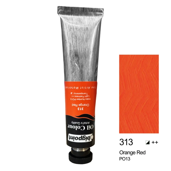 Bigpoint Yağlı Boya 45 ml Orange Red 313 x 6 Adet ürün görseli 1