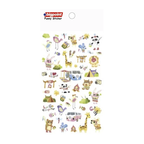 Bigpoint Sticker Kamp Arkadaşlarım x 15 Adet ürün görseli 1