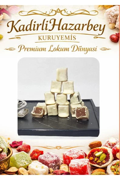 Beyaz Çikolata Kaplı Kayısı Lokum 250 GR ürün görseli 1