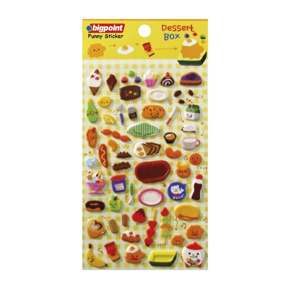 Bigpoint Sticker Karışık Yiyecekler x 15 Adet ürün görseli 1