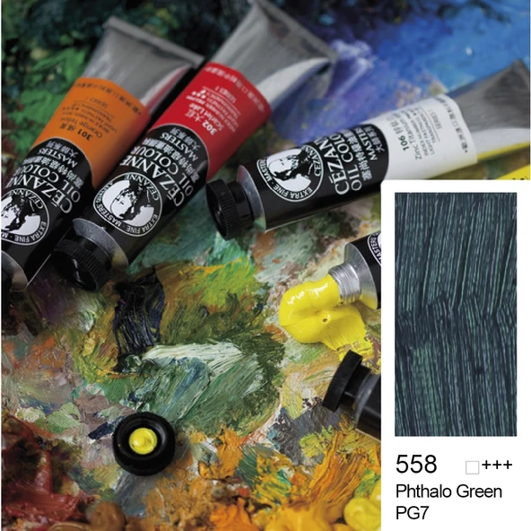 Bigpoint Cezanne Extra Fine Yağlı Boya 45 ml Phthalo Green 558 x 6 Adet ürün görseli 1