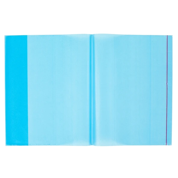 Bigpoint A4 Hazır Defter Kabı 5'li Paket Şeffaf Mavi x 20 Paket ürün görseli 1