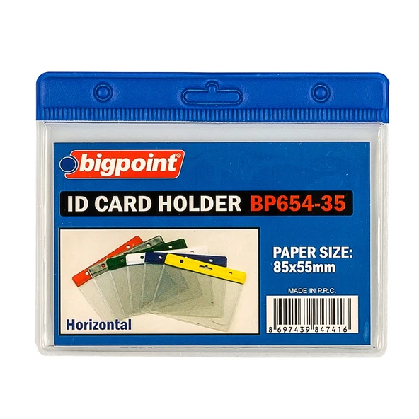 Bigpoint Kart Poşeti Yatay Mavi 85x55mm x 10 Adet ürün görseli 1