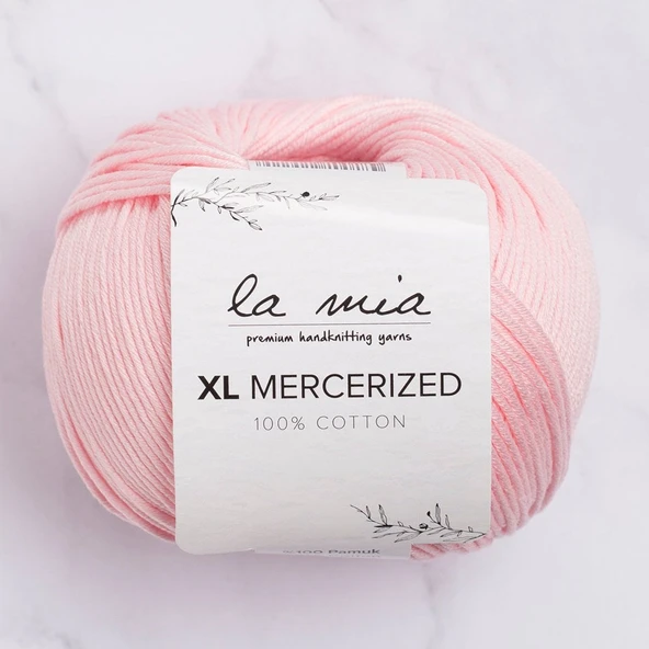 La Mia XL Mercerized Pembe El Örgü İpi - 4 - 33760 ürün görseli 1
