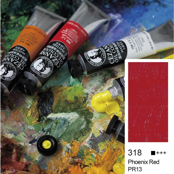 Bigpoint Cezanne Extra Fine Yağlı Boya 45 ml Phoenix Red 318 x 6 Adet ürün görseli 1