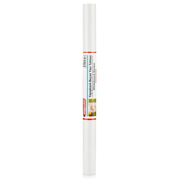 Bigpoint Yapışkanlı Beyaz Yazı Tahtası Folyosu 45x200cm x 12 Rulo ürün görseli 1