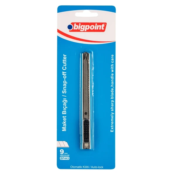 Bigpoint Maket Bıçağı Dar Metal Cep Tipi x 24 Blister ürün görseli 1