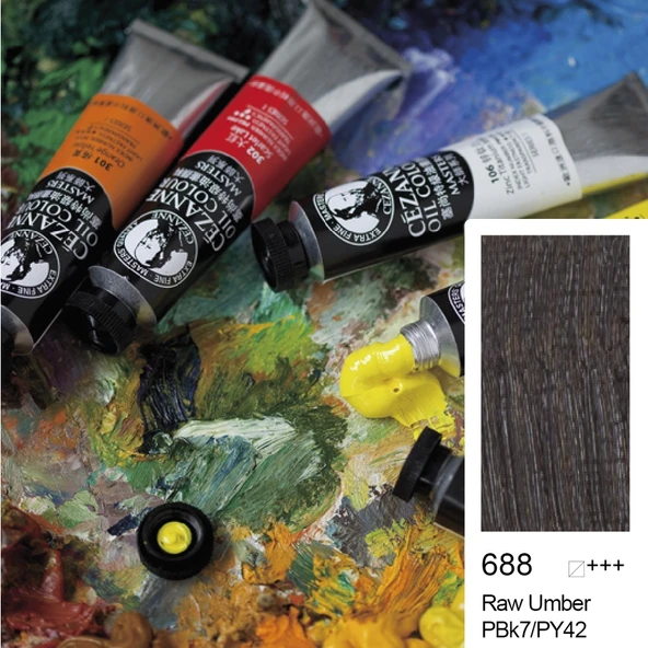 Bigpoint Cezanne Extra Fine Yağlı Boya 45 ml Raw Umber 688 x 6 Adet ürün görseli 1