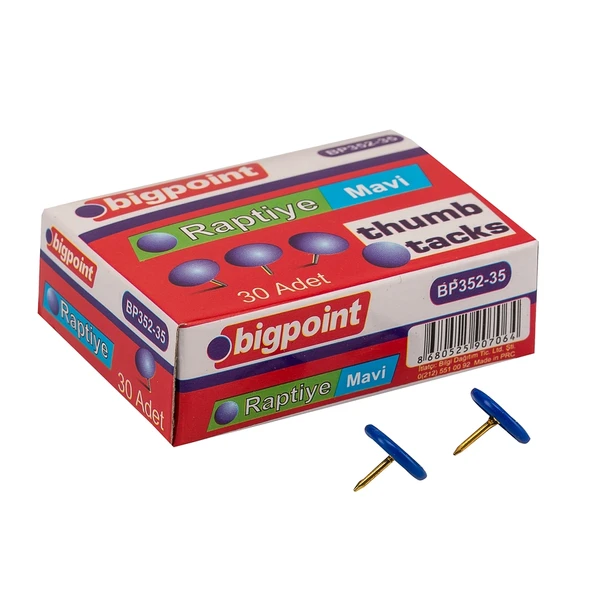 Bigpoint Renkli Raptiye Mavi x 10 Adet ürün görseli 1