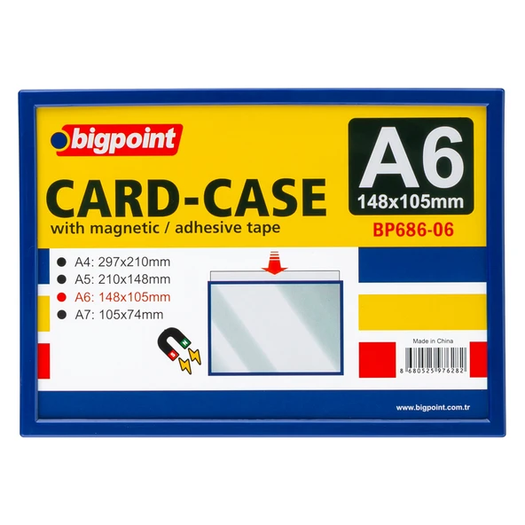 Bigpoint A6 Mıknatıslı(Magnetic) Afiş Muhafaza Kabı x 10 Adet ürün görseli 1