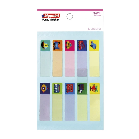 Bigpoint Sticker School Ulaşım Araçları 2 Yaprak x 15 Adet ürün görseli 1