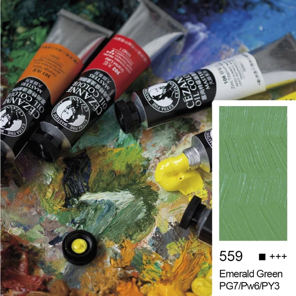 Bigpoint Cezanne Extra Fine Yağlı Boya 45 ml Emerald Green 559 x 6 Adet ürün görseli 1
