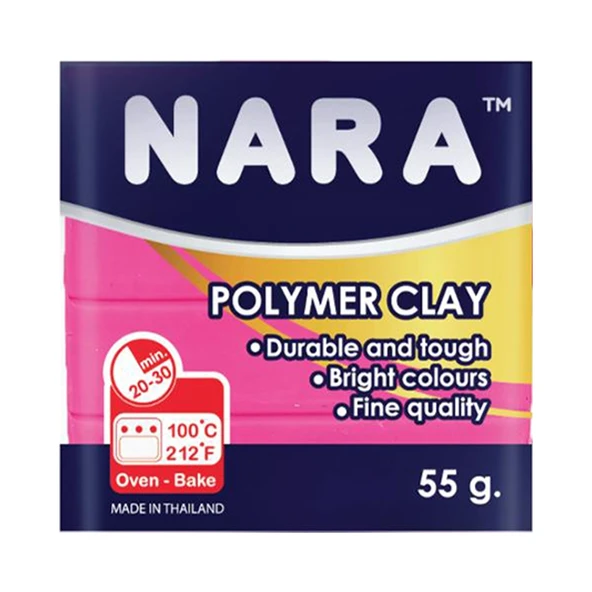 Nara Polimer Kil 55 Gram PM18 Hot Pink x 6 Adet ürün görseli 1